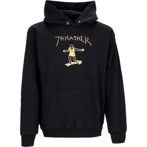 Thrasher, Zwart/Bruin Gonz Hoodie Streetwear Zwart, Heren, Maat:XL