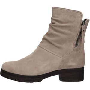 Gabor, Schoenen, Dames, Beige, 35 1/2 EU, Suède, Beige Suède Enkellaarsjes