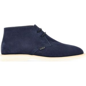 Hogan, Schoenen, Heren, Blauw, 43 EU, Suède, Blauwe Suède Schoenen