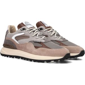 Floris van Bommel, Schoenen, Heren, Veelkleurig, 42 EU, Leer, Taupe Suede Lage Sneakers Sfm-10159