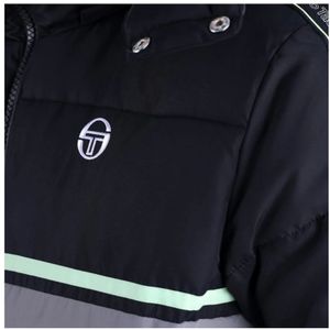 Sergio Tacchini, Jassen, Heren, Zwart, 2Xl, Polyester, Bicolor Pufferjas Midday