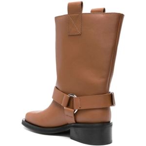 Ganni, Schoenen, Dames, Bruin, 37 EU, Boots