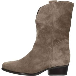 Gabor, Schoenen, Dames, Bruin, 35 EU, Suède, Taupe Suède Western Stijl Laarzen