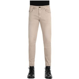 Tramarossa, 1980 Zip SS - Moderne en stijlvolle gabardine met power-stretch stof Beige, Heren, Maat:W38