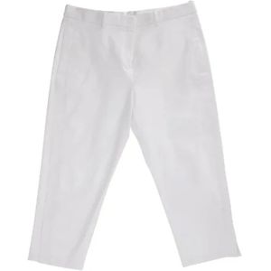 Jil Sander Pre-owned, Pre-owned, Dames, Wit, S, Katoen, Pre-owned Cotton bottoms