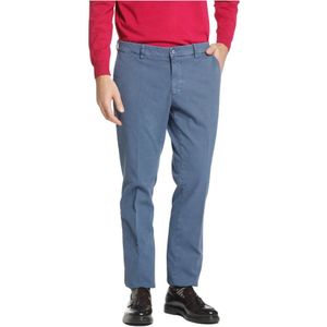 Mason's, New York Katoenen Modal Chino Broek Blauw, Heren, Maat:L