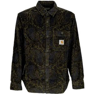 Carhartt Wip, Flint Shirt Paisley Print Veelkleurig, Heren, Maat:S