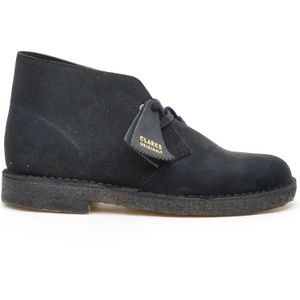 Clarks, Schoenen, Heren, Blauw, 45 EU, Suède, Blauwe Suède Veterschoenen