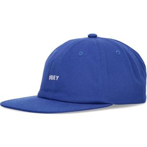 Obey, Accessoires, Heren, Blauw, ONE Size, Bold Twill Strapback Pet
