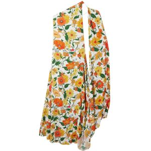 Stella McCartney, Bloemenprint Asymmetrische Hals Eén Schouder Jurk Veelkleurig, Dames, Maat:S