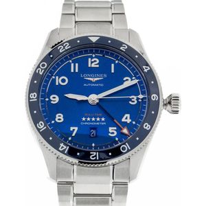 Longines, Spirit Zulu Time Automatisch Horloge Blauw, Dames, Maat:ONE Size