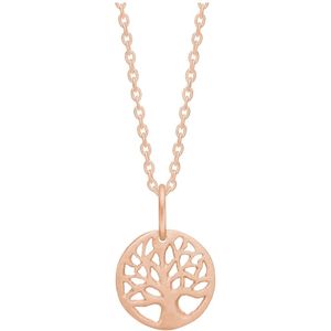 Frk. Lisberg, Tree of life necklace rosagold Roze, Dames, Maat:S
