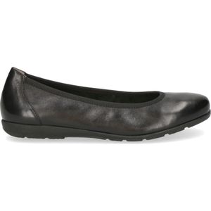 Caprice, Schoenen, Dames, Zwart, 36 EU, Zwarte Gesloten Ballerina Schoenen voor Dames