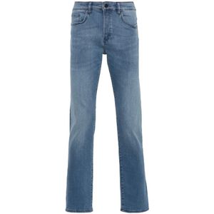 Hugo Boss, Jeans, Heren, Blauw, W32, Katoen, Jeans