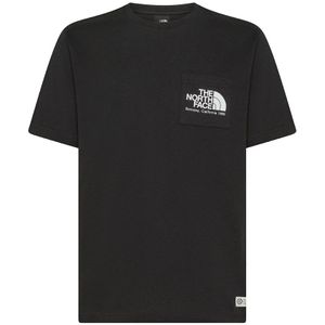 The North Face, Tops, Heren, Zwart, S, Katoen, Berkeley California Zak T-shirt Zwart