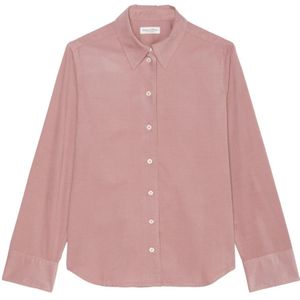 Marc O'Polo, Blouses & Shirts, Dames, Roze, XL, Katoen, Reguliere fijne corduroy blouse