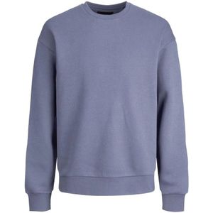 Jack & Jones, Sweatshirts & Hoodies, Heren, Blauw, M, Klassieke Sweatshirt Upgrade