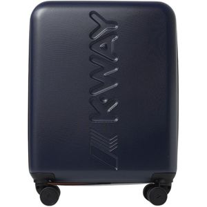 K-Way, Kleine cabine trolley Blauw, unisex, Maat:ONE Size