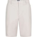 Cavallaro, Korte broeken, Heren, Wit, L, Witte chino shorts met slim fit