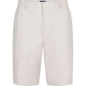 Cavallaro, Korte broeken, Heren, Wit, 2Xl, Witte chino shorts met slim fit