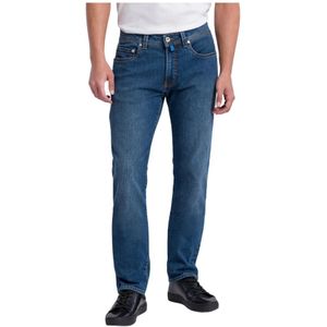 Pierre Cardin, Jeans, Heren, Blauw, W42 L32, Slim-fit jeans