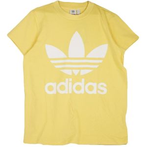 Adidas, Tops, Dames, Beige, M, Sand Women's Trefoil Tee T-Shirt