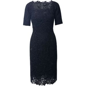 Dolce & Gabbana Pre-owned, Pre-owned Cotton dresses Zwart, Dames, Maat:S