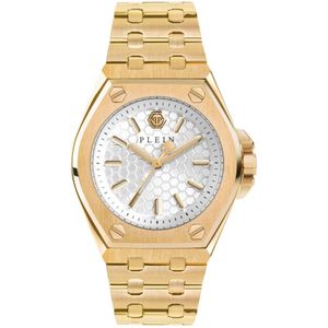 Philipp Plein, Accessoires, Dames, Geel, ONE Size, Extreme Lady Crystal Horloge