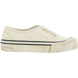 Bally, Lyder Leren Sneakers Wit, Heren, Maat:37 EU