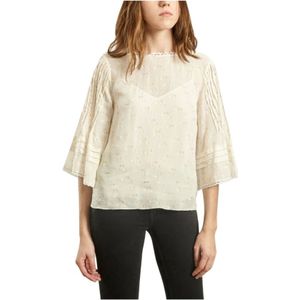 See by Chloé, Blouses & Shirts, Dames, Wit, S, Polyester, Tops