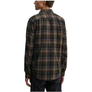 Superdry, Overhemden, Heren, Veelkleurig, S, Katoen, Rustieke Lumberjack Overhemd met Lange Mouwen