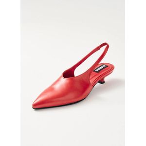 Alohas, Schoenen, Dames, Rood, 36 EU, Leer, Eros Rode Leren Pumps