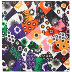 Desigual, Accessoires, Dames, Paars, ONE Size, Polyester, Galactic Square Pashmina - Herfst/Winter Collectie