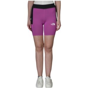 The North Face, Extreme Poly Gebreide Shorts Paars, Dames, Maat:XS