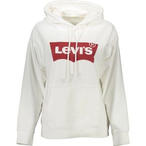 Levi's, Sweatshirts & Hoodies, Dames, Wit, XL, Katoen, Hoodies