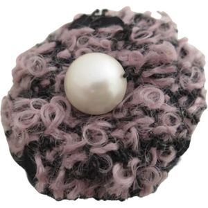 Chanel Vintage, Pre-owned, Dames, Roze, ONE Size, Pre-owned Pearl brooches