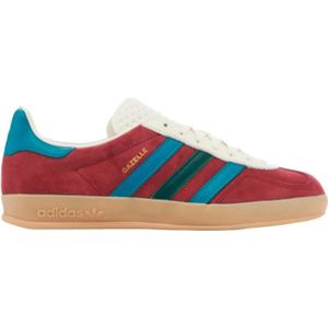 Adidas, Suède Sneakers met Iconische Zijstrepen Rood, Heren, Maat:44 EU