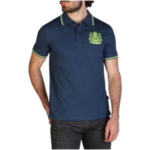 Aquascutum, Tops, Heren, Blauw, S, Katoen, Heren Polo Shirt Lente/Zomer Collectie