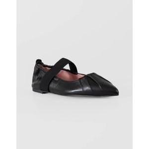 Pretty Ballerinas, Schoenen, Dames, Zwart, 38 EU, Leer, Elegante Veterschoenen