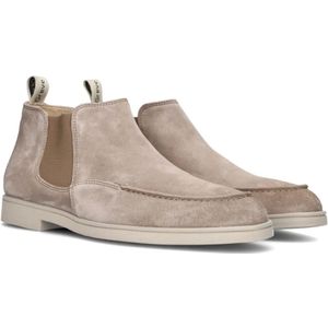 Greve, Schoenen, Heren, Beige, 44 EU, Suède, Beige Chelsea Boots Tufo 3331R