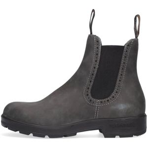 Blundstone, Schoenen, Dames, Grijs, 36 EU, Leer, Hoge Chelsea Boots voor Vrouwen