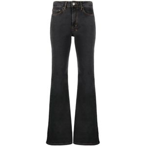 Ksubi, Jeans, Dames, Zwart, W28, Katoen, Straight Jeans