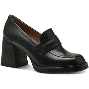 Tamaris, Schoenen, Dames, Zwart, 38 EU, Leer, Elegante Zwarte Gesloten Pumps