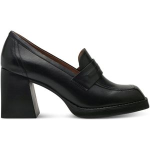 Tamaris, Schoenen, Dames, Zwart, 38 EU, Leer, Elegante Zwarte Gesloten Pumps