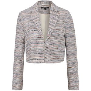 Comma, Gebreid Patroon Blazer Veelkleurig, Dames, Maat:M