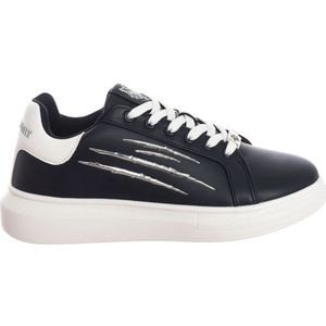 Plein Sport, Schoenen, Heren, Blauw, 41 EU, Sportieve Mid-Top Sneakers