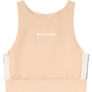 Palm Angels, Tops Beige, Dames, Maat:S