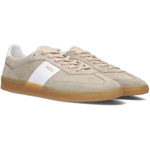 Hugo Boss, Schoenen, Heren, Beige, 40 EU, Suède, Beige Suède Lage Sneakers Brandon_Tenn