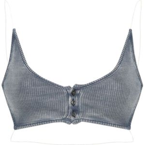 Y/Project, Sleeveless Tops Blauw, Dames, Maat:M