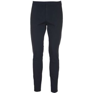 Dondup, Slim-fit Broeken Blauw, Heren, Maat:W34